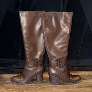 SOUL Naturalizer Rich Brown Heeled Boots 7.5M